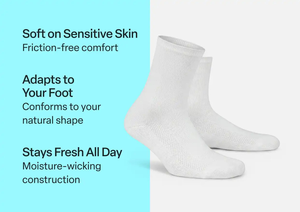 Extra Roomy Diabetic Socks (Thick)